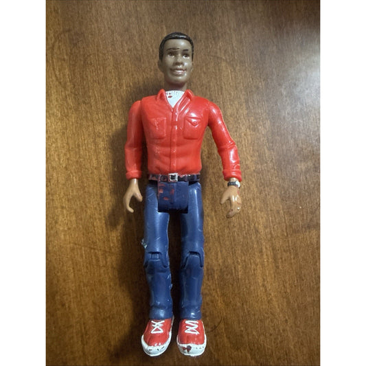 Fisher Price Loving Family Dollhouse African American Dad Man Red Shirt 2002