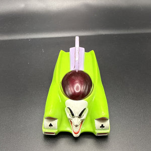 Vintage 2000 Carl's Jr Hardees DC Comics The Joker Mobile Green Toy Car Loose