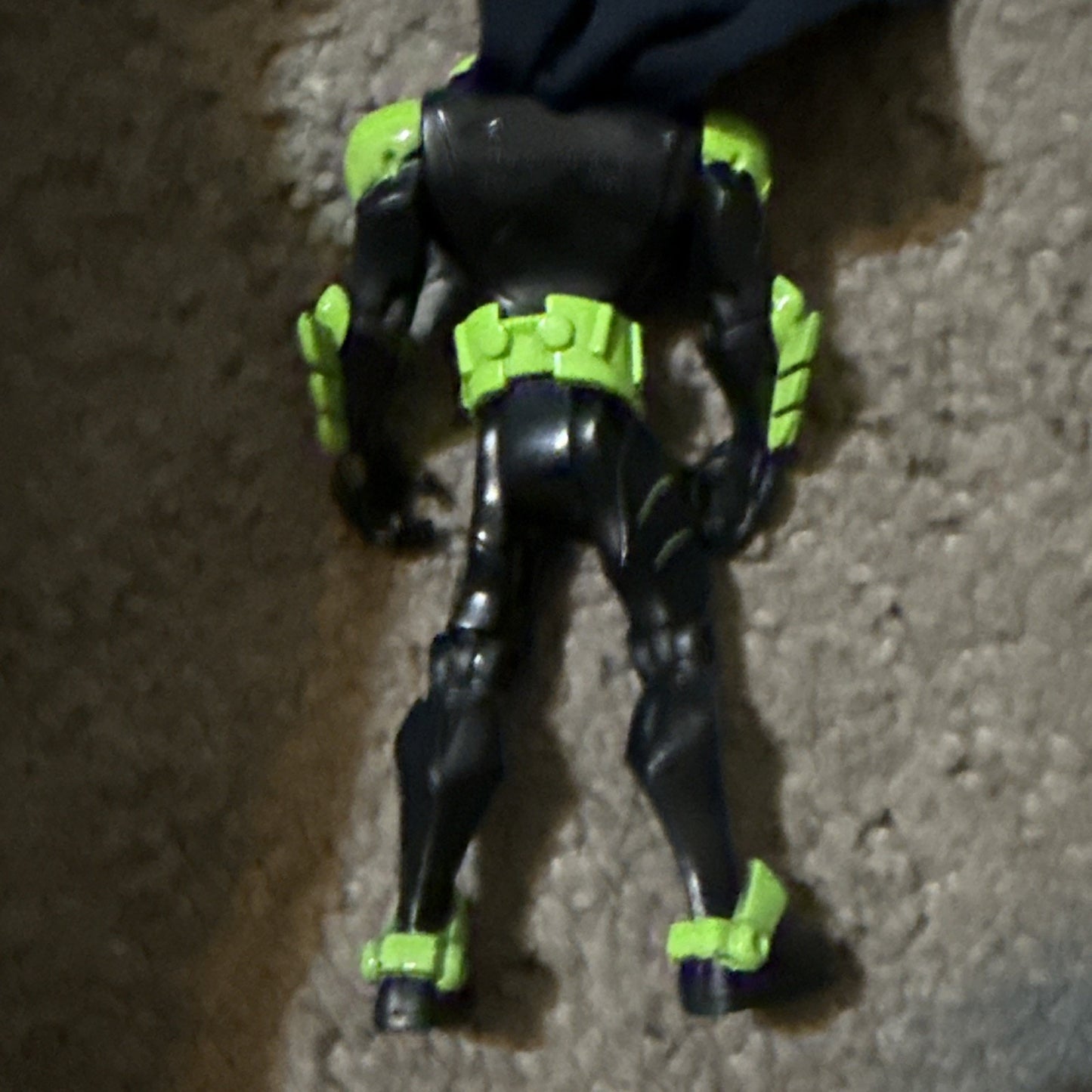 2005 Batman Animated Series Neon Green & Black Figurine Toy Action Figure