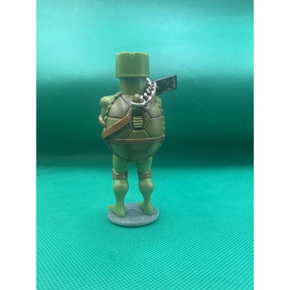 Vintage Teenage Mutant Ninja Turtles Leonardo Keychain Flashlight TMNT 2003