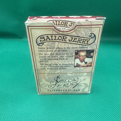 RARE SAILOR JERRY PLAYING CARDS HAWAII TATTOO PIRATE SHIP Opened