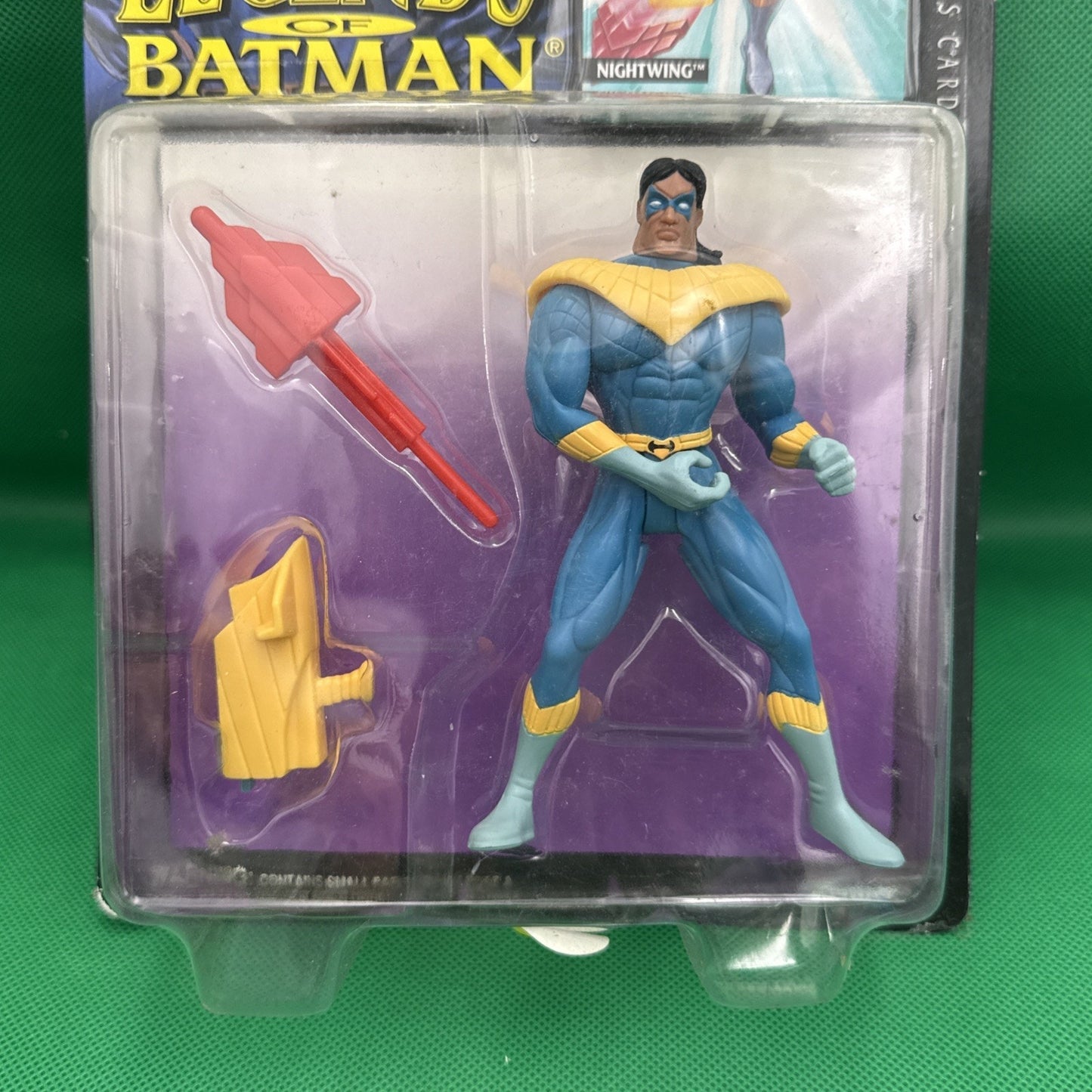 Vintage 1994 Kenner Legends of Batman Nightwing unopened W/ Super Strike Rocket