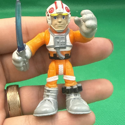Playskool Heroes STAR WARS Galactic Heroes LUKE SKYWALKER Snowspeeder Figure