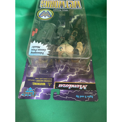 NIB Vintage 1996 McFarlane Wetworks Series 2 Mendoza Human Version Sealed Figure