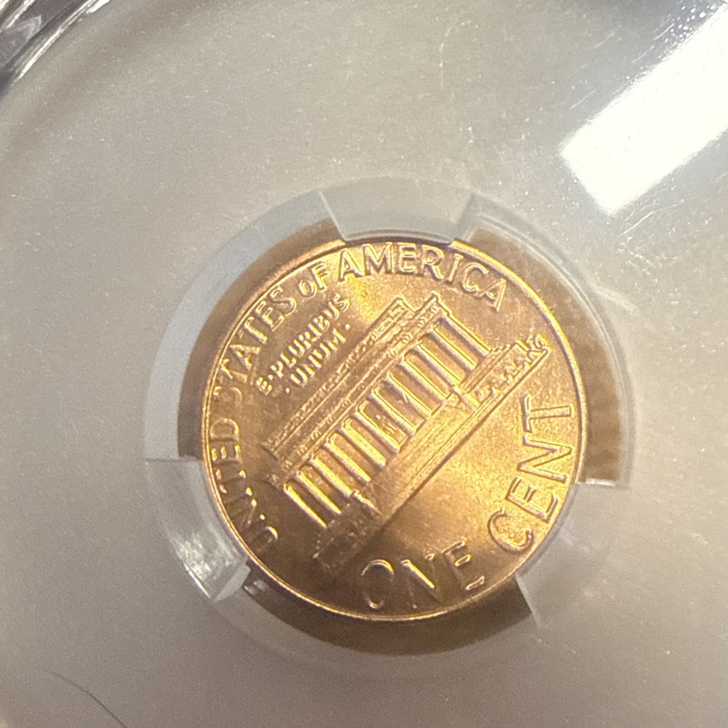 1980 1c Lincoln Memorial Cent ~ CAC MS66 RD