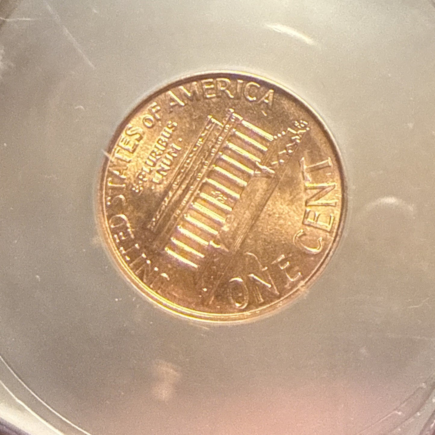 1998 ICG MS 69 RD Lincoln Cent MACKENZIE DICKEY SIGNED