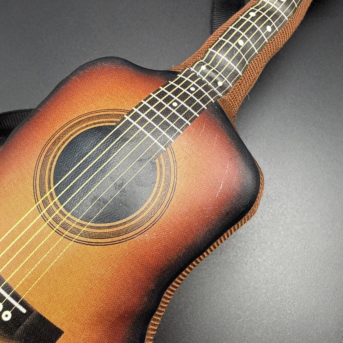 Build-A-Bear Workshop Plush Acoustic Guitar Accessory Brown BABW Strap