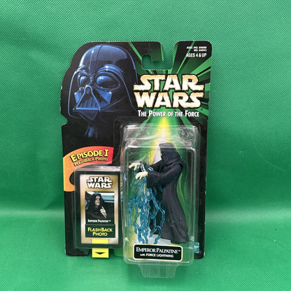 Star Wars The Power Of The Force Emperor Palpatine w/Force Lightning Figure