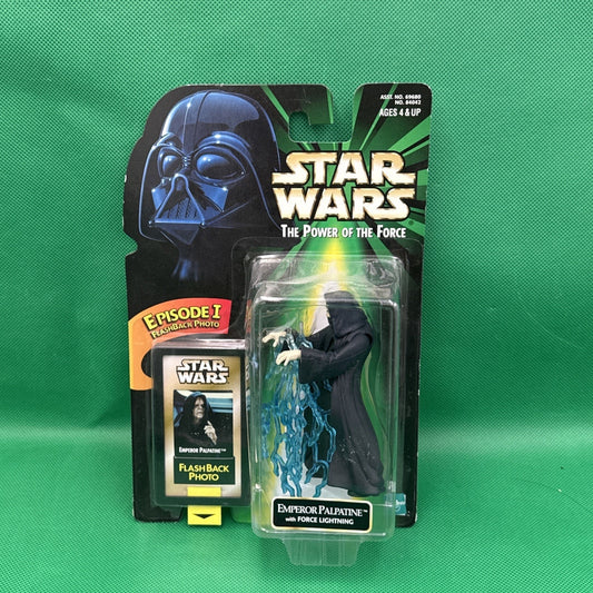 Star Wars The Power Of The Force Emperor Palpatine w/Force Lightning Figure