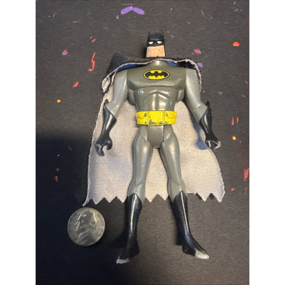 Batman The Animated Series Batman Silver Suite Black Cloth Cape DC 2002 JLU