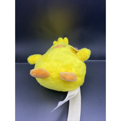 MTY INTL' YELLOW CHICK CHICKEN 4" PLUSH BACKPACK CLIP (KC74)