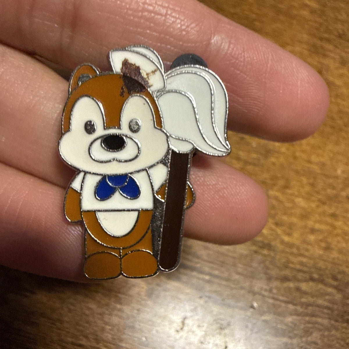 2008 Disney Pin Trading Disney Cruise Lines Chip Dale Janitor Pin