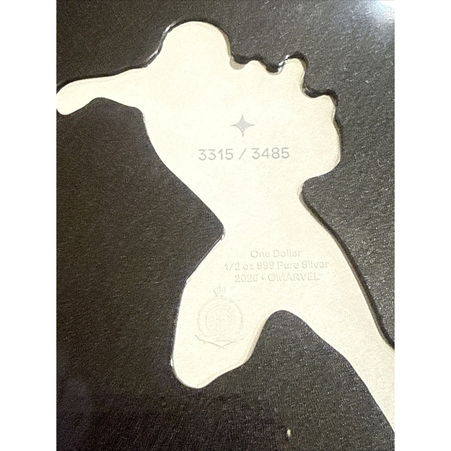 2026 Agoro Marvel Iron Man 1/2 oz Silver Foil Blind Box - Tier One #3315/3485