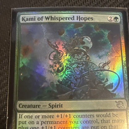 MTG: Kami of Whispered Hopes FOIL #196, NM March of the Machine Chase Creature!!