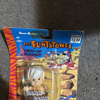 Vintage Flinstones Wind Up FIGURE Bamm Bamm 1994 Hanna Barbera