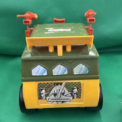 Vintage 1989 Playmates Teenage Mutant Ninja Turtles Party Wagon - 100% COMPLETE