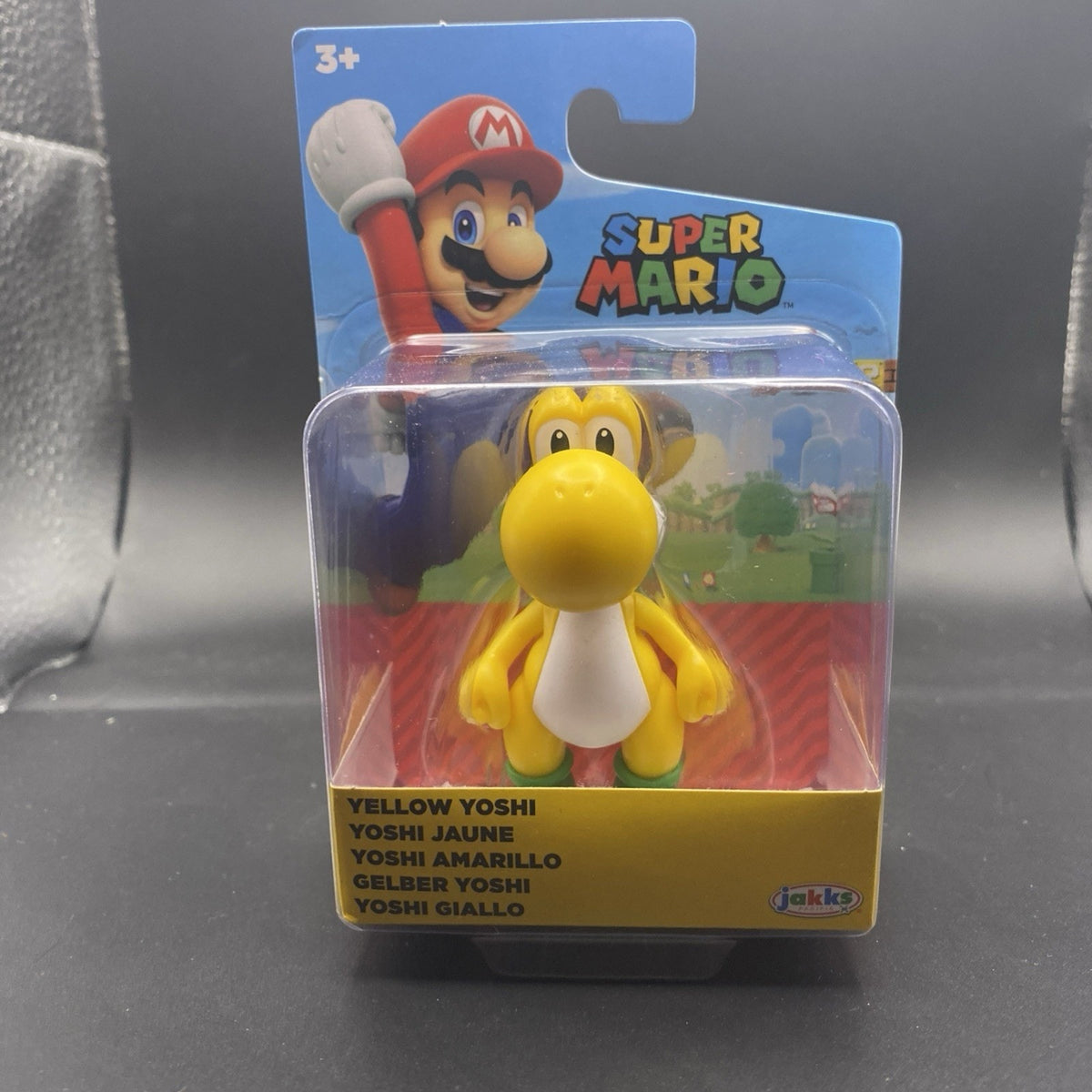 Jakks Pacific Super Mario Yellow Yoshi Figure Nintendo Brand New Sealed