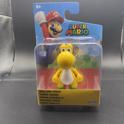 Jakks Pacific Super Mario Yellow Yoshi Figure Nintendo Brand New Sealed
