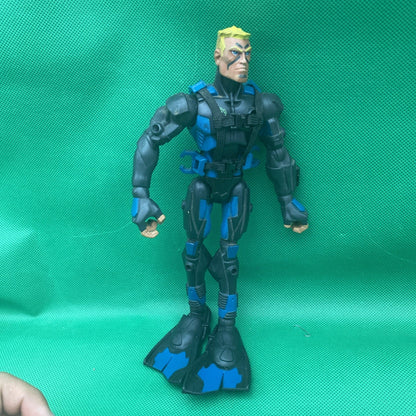 2005 Hasbro G.I. Joe ARAH Sigma 6 8" Figure - Duke Sea Ops With Flippers