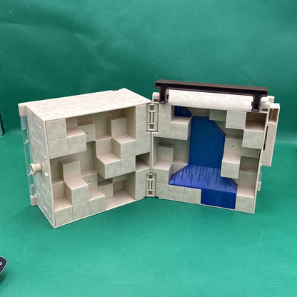 Minecraft Collector Case Sand Desert Mini Figure Display Playset Mattel 2016