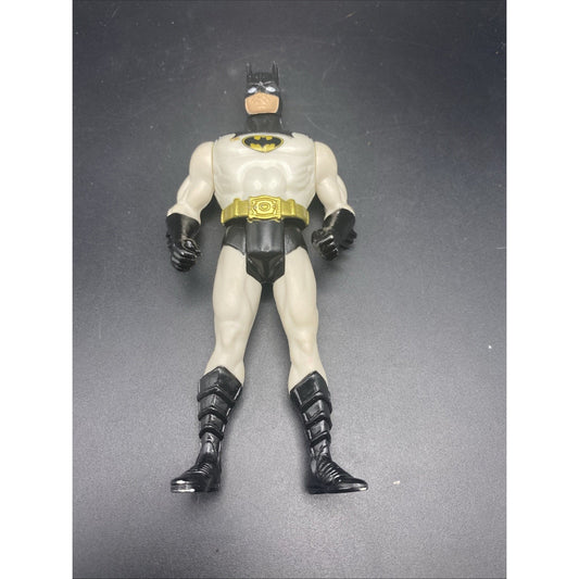 Vintage Batman White And Black 1990 Kenner Action Figure DC Comics Loose