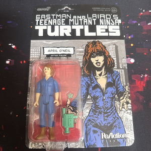 Super7 ReAction TMNT Comic April O’Neil Action Figure New Mutant Ninja Turtles
