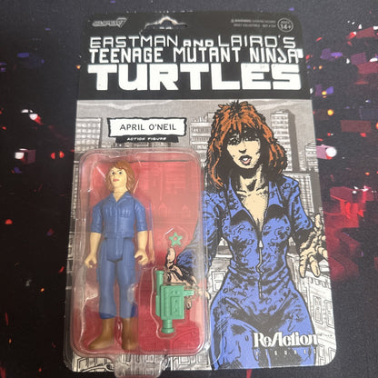 Super7 ReAction TMNT Comic April O’Neil Action Figure New Mutant Ninja Turtles
