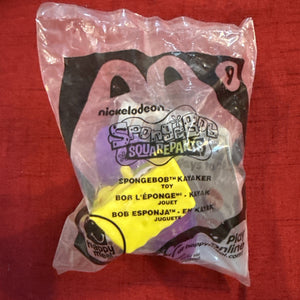 2012 McDonald's Happy Meal Toy SpongeBob SquarePants #9 SpongeBob Kayaker Sealed