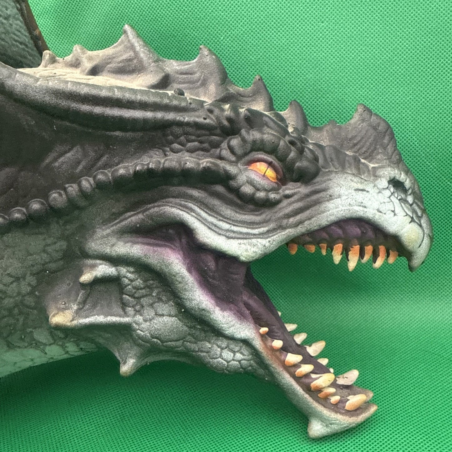 3D Dragon Head Wall Mount Sculpture Home Decoration Dinosaur. Head only