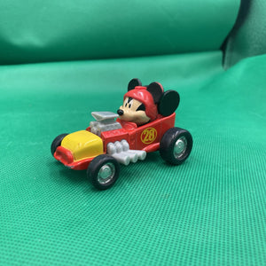 Mickey's Roadster Racers Hot Rod Diecast Red Race Car Mattel #28 Disney Mouse