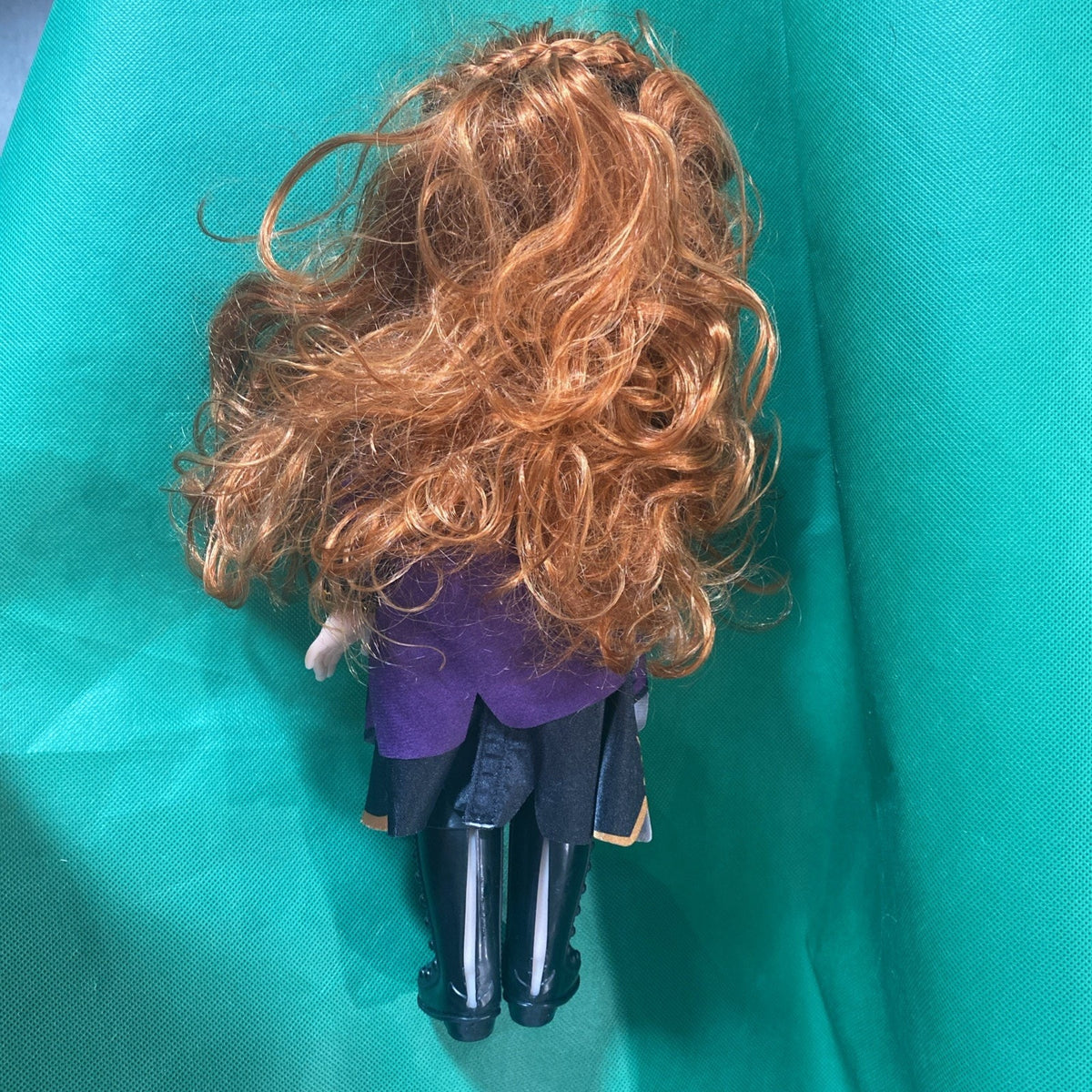 Jakks Pacific Disney Frozen 2 Anna Doll 14" Talks Sings Black Dress Red Hair