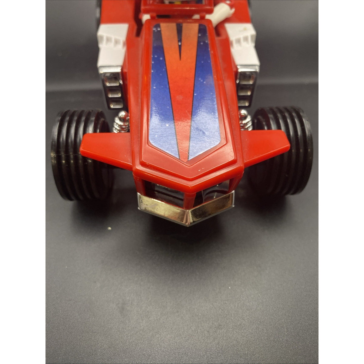 Bandai 1998 Power Rangers In Space Deluxe red Galactic Rover Vehicle, Complete