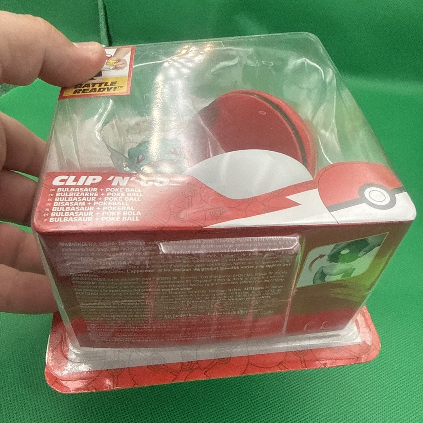 Pokemon Clip 'N' Go Bulbasaur with Poke Ball