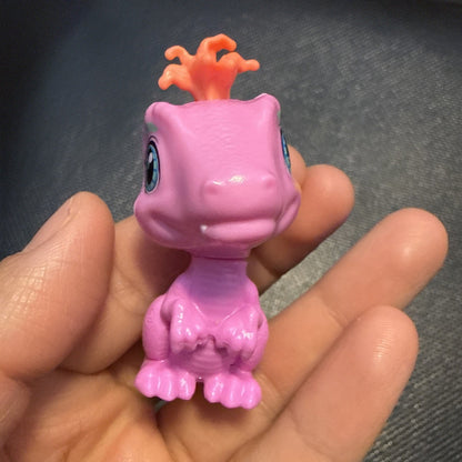 Cave Club Emberly Pink Dinosaur Prehistoric Pet Figure Replacement 2" Tall