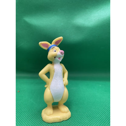 Disney Winnie the Pooh Rabbit Figurine Vintage Collectible Toy, 3 Inches Tall