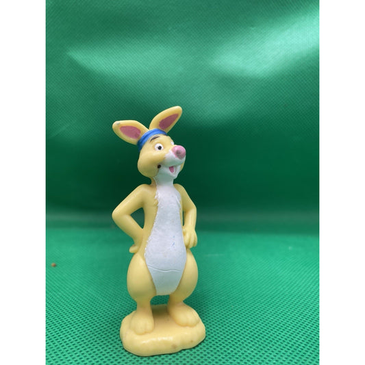 Disney Winnie the Pooh Rabbit Figurine Vintage Collectible Toy, 3 Inches Tall