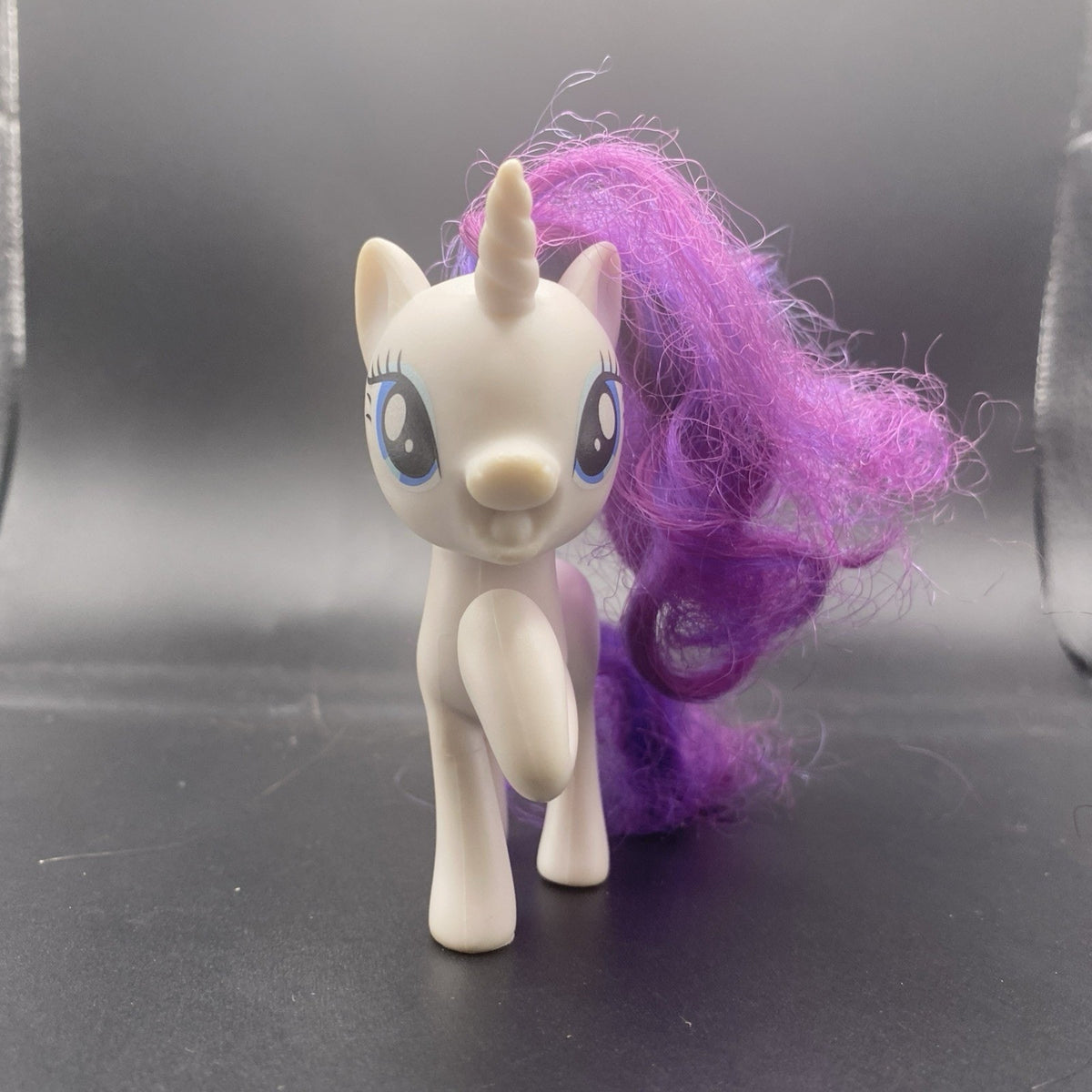 Rarity My Little Pony MLP 3" G4 Hasbro 2010 Purple Hair Brushable