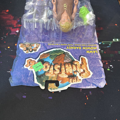 1994 The Flintstones Movie Lawn Mowin' Barney Figure