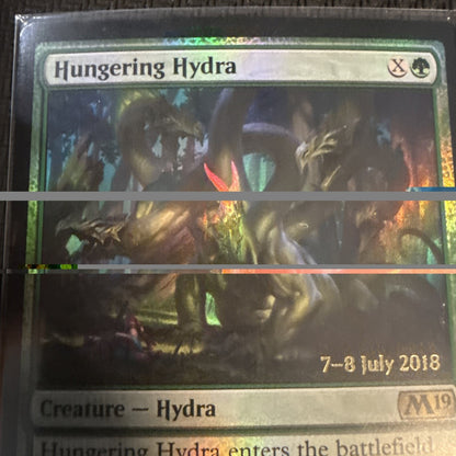 MTG Hungering Hydra Foil #189 Core Set 2019 M19 Magic the Gathering NM Stamped