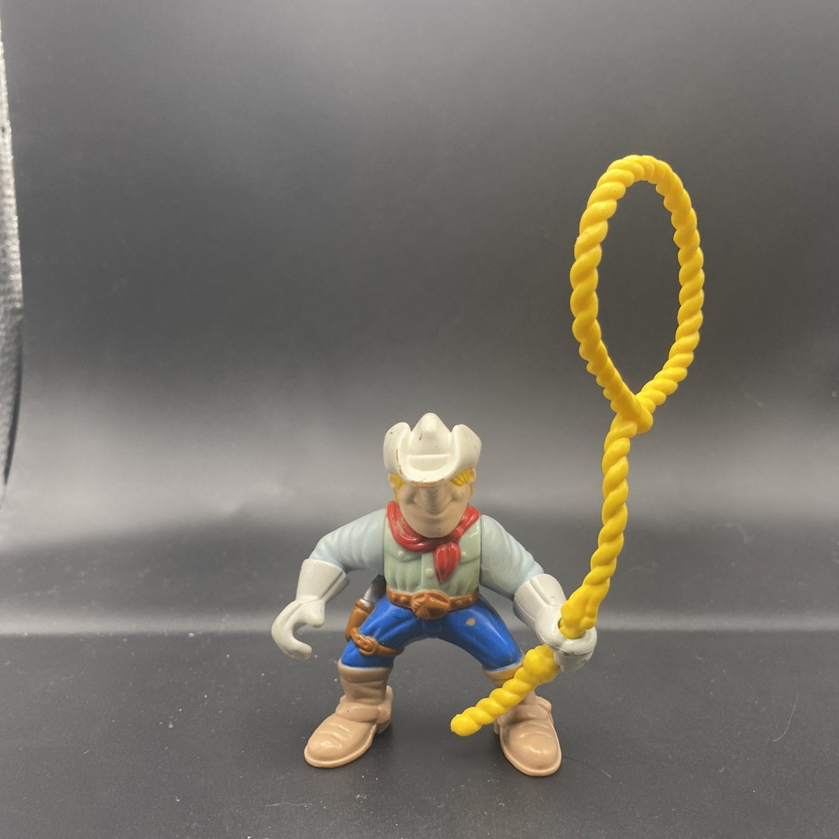 Vintage 1999 Fisher Price Great Adventures Cowboy with laso