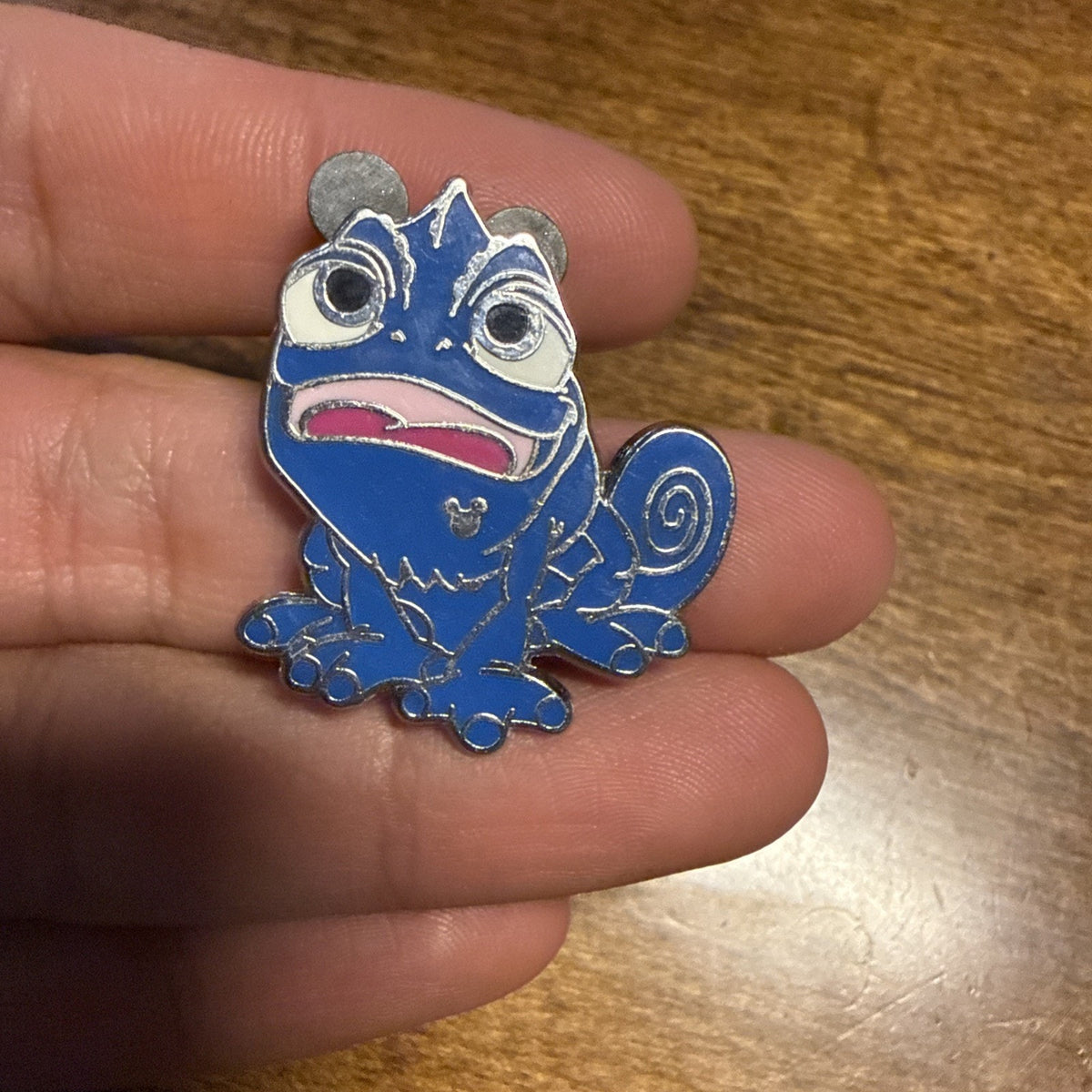 Disney Trading Pin, Pascal, Blue Hidden Mickey, 4 of 5, 2014 5A5