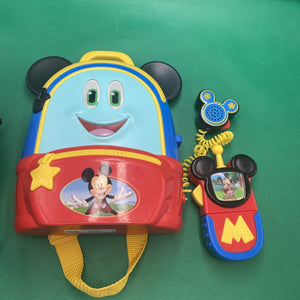 Disney Junior Mickey Mouse Funhouse Adventures Backpack Batteries Work Read Desc