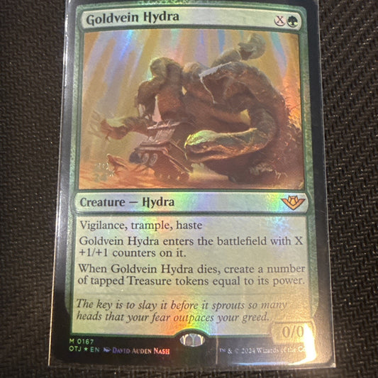 Goldvein Hydra (Extended Art) Outlaws of Thunder Junction Foil - Promo