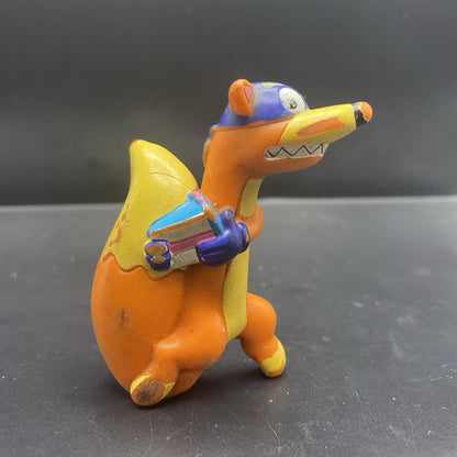 Swiper The Fox Dora The Explorer Mattel Fast Food Premium Toy 2002 Holding Cake