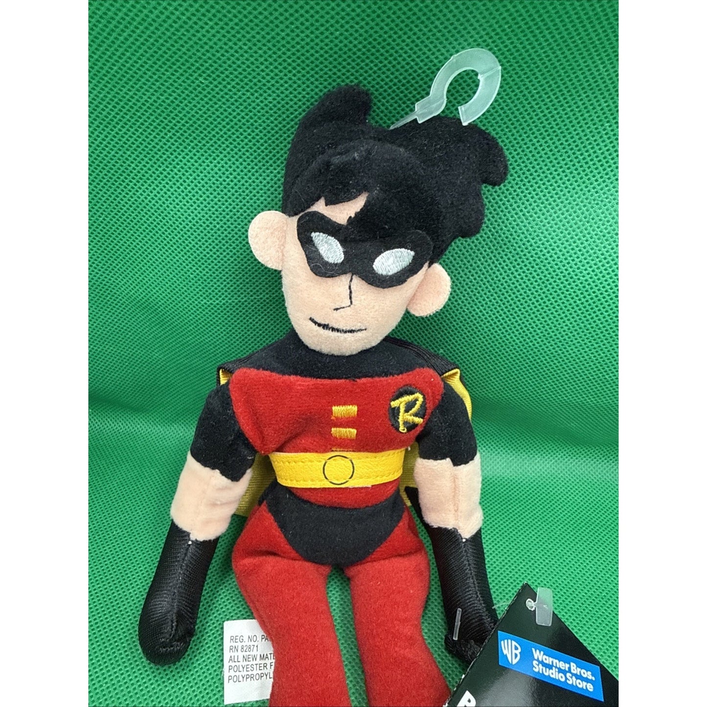 1998 Warner Bros. Studio Store DC Comics Robin Bean Bag Plush NWT
