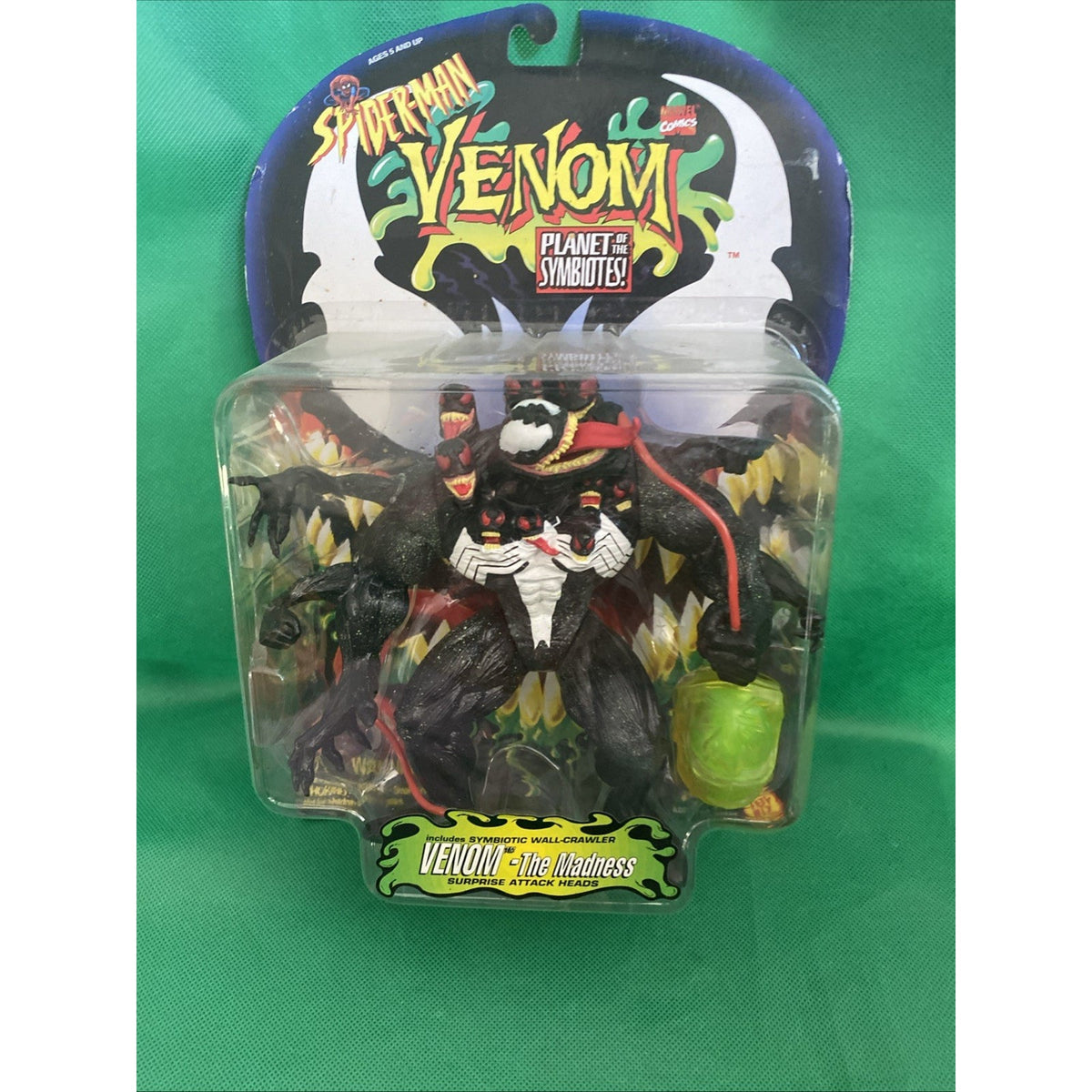 Toybiz Spider-Man Venom Planet Of The Symbiotes Venom The Madness Action Figure