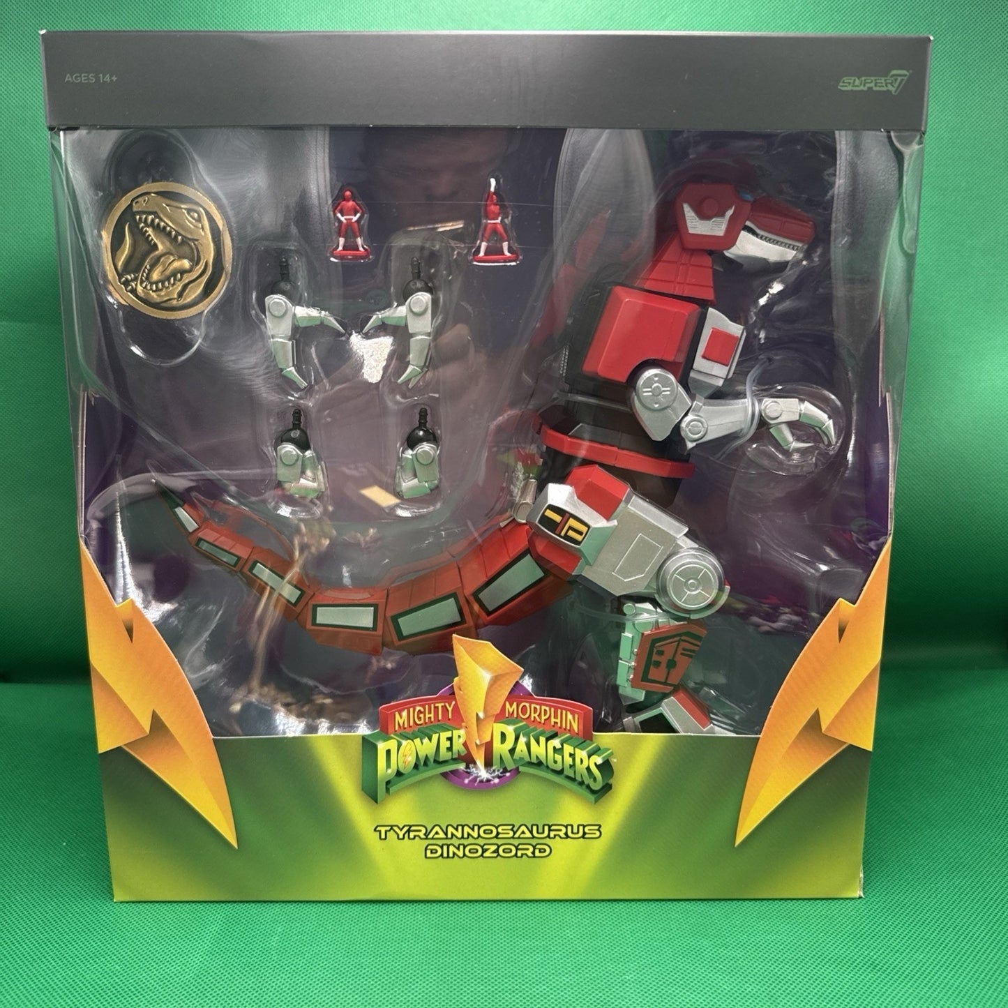 NEW Super7 Ultimates! Mighty Morphin Power Rangers TYRANNASAURUS DINOZORD