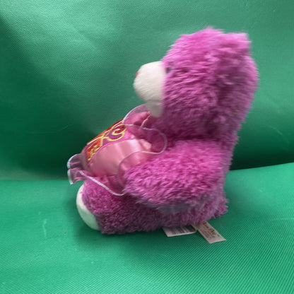 BEAR - Dan Dee 2005 Our First Valentine Bear No Tags Plush Stuffed Animal