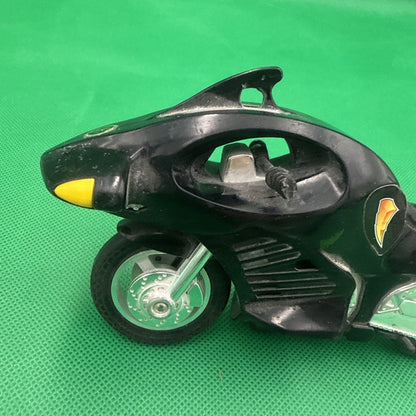 Vintage Power Rangers Black Ranger Shark Cycle 1995