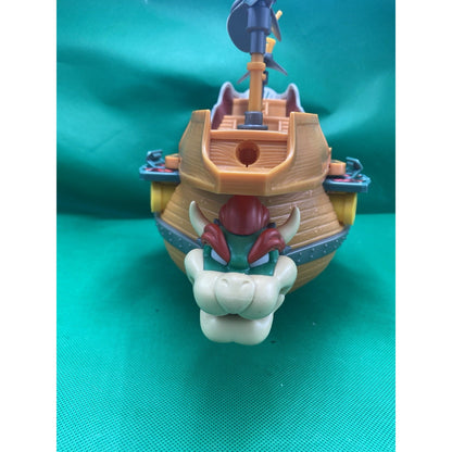 Jakks Super Mario Bros. Bowser’s Deluxe Airship Playset Toy Ship -missing parts